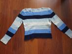 Blauw gestreept cashmere navel truitje - XS, Ophalen of Verzenden, Zo goed als nieuw, Maat 34 (XS) of kleiner, Blauw