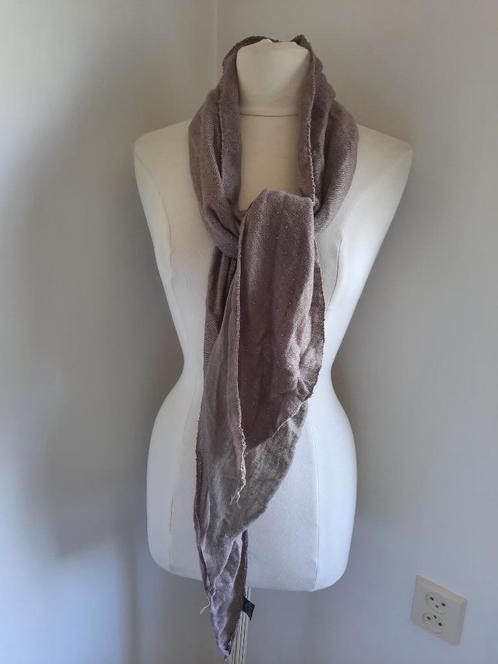 Sjaal taupe bruin grijs met strass studs - nieuw -, Kleding | Dames, Mutsen, Sjaals en Handschoenen, Nieuw, Sjaal, Maat 46/48 (XL) of groter
