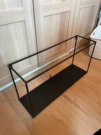 Wandplank zwart metaal, Huis en Inrichting, Woonaccessoires | Wandplanken en Boekenplanken, Ophalen, Gebruikt