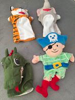 Poppenkast met 10 handpoppen, Ophalen, Gebruikt, Jongen of Meisje