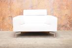 ZGANieuw gebroken witte leren Leolux Howlo design loveseat, Huis en Inrichting, Fauteuils, Ophalen, Design, Kreas, Leolux