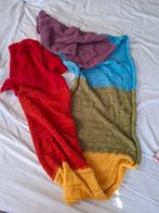 Handgebreide Kleurrijke Sjaal, Ophalen of Verzenden, Nieuw, Maat 46/48 (XL) of groter, Sjaal