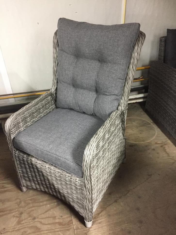 Diningstoel Verstelbaar Tuinstoel Tuinmeubelen Nunspeet, Tuin en Terras, Tuinstoelen, Nieuw, Wicker, Verstelbaar, Ophalen