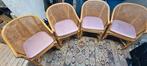 Bamboo thonet stoelen, Huis en Inrichting, Stoelen, Ophalen, Zo goed als nieuw, Vier