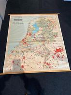 Schoolplaat - Grote wandkaart van Nederland, Ophalen, Aardrijkskunde
