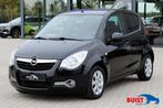 Opel Agila 1.2 Enjoy AUTOMAAT AIRCO CAMERA 74831KM!, Gebruikt, 4 cilinders, Zwart, Origineel Nederlands