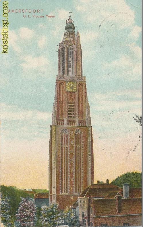 Amersfoort - OL Vrouwe Toren [KRST005-4910, Verzamelen, Ansichtkaarten | Nederland, Gelopen, Utrecht, Voor 1920, Verzenden