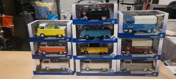 Verzameling van 10 stuks Solido VW T1 en T2 Pick Up,s beschikbaar voor biedingen