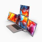 Aura Triple Go Gen 2: 3 portable schermen in 1, Computers en Software, Monitoren, Ophalen, Zo goed als nieuw, 60 Hz of minder