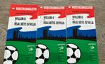 Programmaboekjes Willem II - Real Betis Sevilla, Verzamelen, Ophalen of Verzenden, Zo goed als nieuw, Willem II