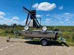 Linder 355 sportsman 15pk Suzuki + Kalf trailer, Watersport en Boten, Vis- en Consoleboten, Ophalen, Gebruikt