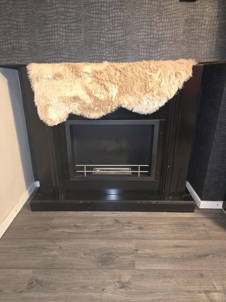 Sfeerhaard bio-ethanol zwart, Huis en Inrichting, Haarden, Overige soorten, Ophalen