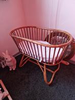 Vintage Rotan Poppenbedje / Wieg, Kinderen en Baby's, Ophalen of Verzenden, Gebruikt, Wieg