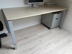 Bureau met ladeblok, Ophalen, In hoogte verstelbaar, Gebruikt