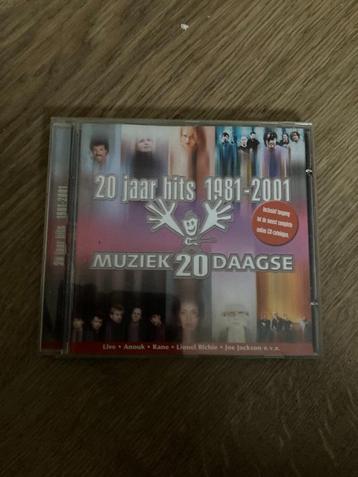 CD 20 haar hits 1981-2001 Muziek 20 daagse   beschikbaar voor biedingen