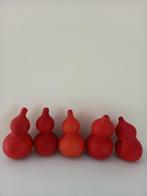 Gedroogde kalebassen rood, hoogte 12/13 cm, Huis en Inrichting, Ophalen, Nieuw