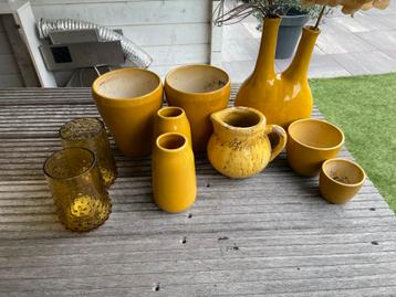Okergele Accessoires - Vazen, Potten & Meer beschikbaar voor biedingen