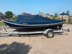 Sloep vlet blauw, Watersport en Boten, Ophalen, Binnenboordmotor, Diesel, Zo goed als nieuw