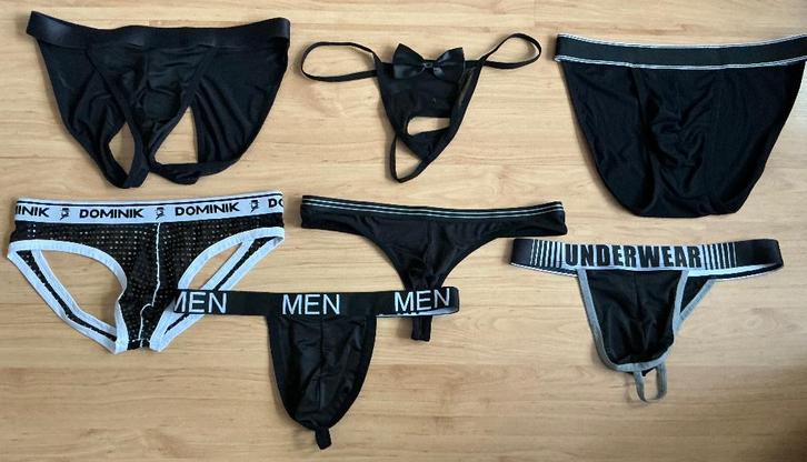 Verschillende string, jocks, slip etc, maat M. 10 euro ps, Kleding | Heren, Ondergoed, Slip, Zwart, Ophalen of Verzenden