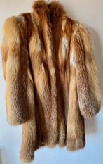 Vintage Bontmantel, Kleding | Dames, Ophalen of Verzenden, Zo goed als nieuw, Maat 38/40 (M), Rood