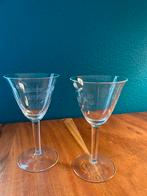 Vintage likeur glazen art deco stijl, Antiek en Kunst, Antiek | Glas en Kristal, Ophalen of Verzenden