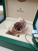 Rolex day date 40mm rose chocolate, Sieraden, Tassen en Uiterlijk, Horloges | Kinderen, Nieuw, Ophalen of Verzenden, Roze