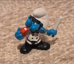 Politie Smurf - Vintage Schleich Figuur uit 1981, Verzamelen, Smurfen, Ophalen of Verzenden, Zo goed als nieuw, Overige Smurfen