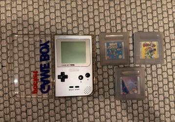 Gameboy Pocket + Spellen beschikbaar voor biedingen