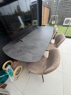 Masura Eettafel 240x110cm + 8 Stoelen, Huis en Inrichting, Tafels | Eettafels, Ophalen, 100 tot 150 cm, 200 cm of meer, Zo goed als nieuw