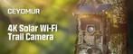 CEYOMUR CY75, 4K Solar Trail Camera, 60MP WiFi 6, Ophalen of Verzenden, Nieuw, Overige merken