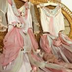 2 Antieke vintage theater jurken Marie-Antoinette stijl roze, Kinderen, Verzenden