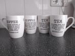 4x Riverdale mokken coffee & tea NIEUW, Ophalen of Verzenden, Nieuw, Overige stijlen, Kop(pen) en/of Schotel(s)