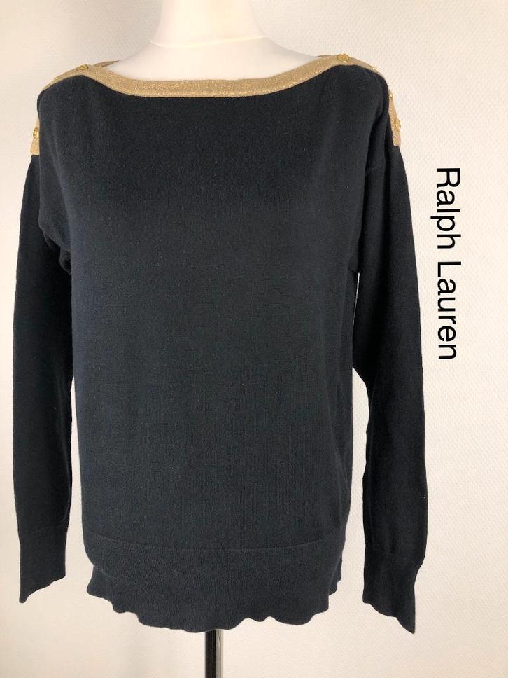 Ralph Lauren Trui  (mt: 40) 16,4/8271, Kleding | Dames, Truien en Vesten, Zo goed als nieuw, Maat 38/40 (M), Zwart, Ophalen of Verzenden