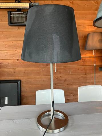 IKEA Tafellamp - Zwart/RVS - Dimbaar - Beschadigd beschikbaar voor biedingen