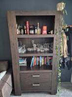 Eikenhouten kast met lades, Huis en Inrichting, Ophalen, Gebruikt, 100 tot 150 cm, Eikenhout