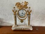 Klok frans uurwerk unieke blikvanger, Antiek en Kunst, Antiek | Klokken, Ophalen of Verzenden