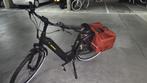 Z.g.a.n. Zwarte Batavus Finez E-Go Power 400W mt. 48, Ophalen, Batavus, Zo goed als nieuw, 47 tot 51 cm