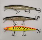 3x Rapala flat rap 16 cm, Watersport en Boten, Ophalen of Verzenden, Zo goed als nieuw, Overige typen