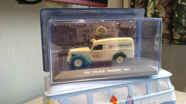 Altaya Fiat 1100 ELR Galbani 1951 1:43 nieuw, Hobby en Vrije tijd, Modelauto's | 1:43, Nieuw, Auto, Overige merken, Ophalen of Verzenden