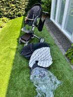 Stokke combi-kinderwagen met accessoires, Kinderen en Baby's, Kinderwagens en Combinaties, Gebruikt, Verstelbare duwstang, Combiwagen