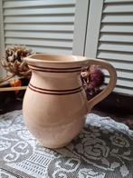 Craquelé Schenkkan met Bruine geverfde Banden, Antiek en Kunst, Antiek | Keramiek en Aardewerk, Ophalen of Verzenden