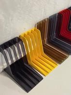 Vintage platenbakken 9x jaren 70 retro LP houder prijs ps, Ophalen, Gebruikt, Divers, Nvt