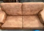 Lederen bank lengte (200 cm) breed (90 cm), Huis en Inrichting, Banken | Bankstellen, Ophalen, Zo goed als nieuw, 75 tot 100 cm