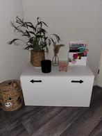Witte Opbergkast/Speelgoedkist Smastad, Huis en Inrichting, Kasten | Ladekasten, Ophalen, Gebruikt, 1 of 2 laden, 50 tot 100 cm