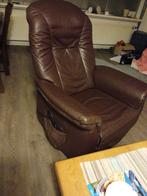 Relex leren stoel, Huis en Inrichting, Fauteuils, Ophalen of Verzenden, Gebruikt, 50 tot 75 cm