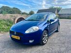 Fiat Punto 1.4 3DR 2006 Blauw, Voorwielaandrijving, 4 cilinders, Origineel Nederlands, Handgeschakeld