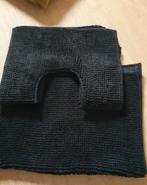Zwarte Badmat Set, Ophalen of Verzenden, Gebruikt, Zwart, Badmat