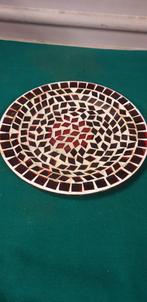 mozaiek bord rood belegt, Ophalen of Verzenden