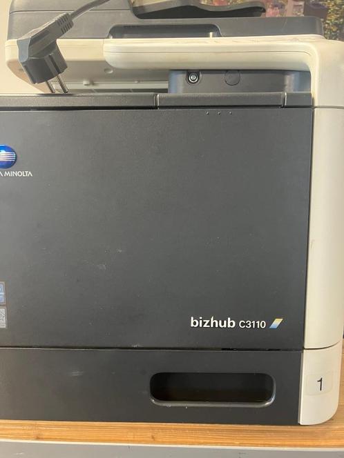Konica Minolta Bizhub C3110, Computers en Software, Printers, Gebruikt, Printer, Laserprinter, Kleur printen, Kopieren, Scannen