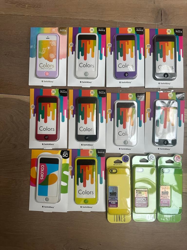 10x SwitchEasy iPhone 5 Cases - Nieuw in verpakking, Switch easy, Nieuw, Hoesje of Tasje, Ophalen of Verzenden